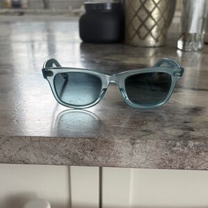 Ray-Ban Aqua Translucent Wayfarer Sunglasses